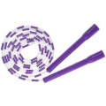 Miniatyrbillede 1 af 4: Hoppetov - Blødt Perle Segment Springtov - Justerbar Knækfri Fancy Reb Til Træning Purple