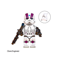 Miniatyrbilde 4 av 5: 8 stk Star Wars Minifigures Byggeklosser Leker 1,77 Tommer Samling Klon Troopers Actionfigurer Sammenmonterte Byggesett