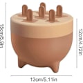Miniatyrbillede 2 af 4: Ispopform, PBA-fri ispopform, 6-huls plast isform, genanvendelige DIY ispindforme til forberedelse