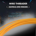Miniatyrbilde 3 av 5: 20M 3mm styreenhet Fiberglass elektrisk kabel skyve trekkere kanal slange Rodder fisk tape wire Yellow