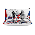 Miniatyrbild 3 av 4: v875 Spider-Man 3-delat Bäddset för Enkelsäng - Inkluderar 1 Enkelt Täcke och 2 Örngott - Färgbeständig Mikrofiber - Spider io875 135x200cm 53x78in