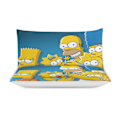 Miniatyrbild 3 av 5: x81 The Simpsons 3-delat Sängklädesset Varmt Och Bekvämt Mjukt Påslakan Sängset med 1 Påslakan Och 2 Örngott för Sovrum b81 135x200cm 53x78in