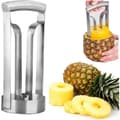 Pineapple Corer, Stainless Steel Pineapple Corer Slicer, Thicker Blade Peeler Premium Pineapple Corer Slicer Fruit Slicer Kitchen Utensil