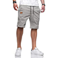 Miniatyrbild 1 av 5: Herr Casual Shorts Bomull Dragsko Sommar Strand Stretch Twill Chino Korta Byxor XL Gray