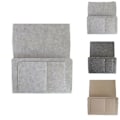 Miniatyrbilde 1 av 5: Sengsideveske Sovesofa Oppbevaringspose For Fjernkontroll Tablet Telefon light grey