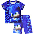 Pikkukuva 1 / 5: Sonic The Hedgehog -Pyjamat pojille Lapset T-paita & shorts Pjs Set 140cm