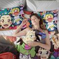 Miniatyrbilde 4 av 5: v595 Beyblade Burst Myk 3D-Printet Dynetrekk Sengetøy Sett med Dynetrekk 3-Delt Sett Inkluderer 2 Putetrekk og 1 Trekk Maskinvaskbar ol595 135x200cm 53x78in