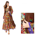 Pikkukuva 3 / 5: 70-luvun asut naisille Diskoasu Asusteet 60-luvun 70-luvun asuasu naisille Hippiasu Vaatteet Asu Halloween, 50% tarjous Brown S