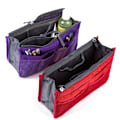 Miniatyrbilde 3 av 5: Veske-i-veske-innlegg toalettmappe lilla purple purple purple 1