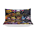 Miniatyrbilde 3 av 5: x253 Five Nights at Freddy's FNAF Dynetrekk Mikrofiber Sengetøy Sett 3D Trykt Lettvekt 3-delt Dynesett, 1 Dynetrekk og 2 Puter 200x200cm 78x78in