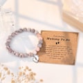 Miniatyrbillede 5 af 6: Præsentationsgave til gravide, Graviditetsønskearmbånd til gravide B