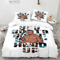 Miniatyrbild 1 av 5: v768 Sängkläder Set Enkel Dubbel Full Queen King Size Tupac Pac Sängset Vuxen Barn 3-Delars Sängkläder Set (1 Påslakan + 2 Örngott) 200x200cm 78x78in