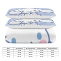 Miniatyrbild 2 av 5: v1260 Cinnamoroll Täcke Set Tjockt Mjukt 3 Delars Sängklädesset Året Runt Täcke med 2 Örngott för Vuxna Kvinnor Flickor Tonåringar Hem Rum Inredning io 240x260cm 94x102in