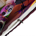 Miniatyrbild 4 av 5: v1008 Five Nightat Freddy Täcke Set Tjockt Mjukt 3-delars Sängklädesset Året Runt Täcke med 2 Örngott för Vuxna Kvinnor Flickor Tonåringar Hemrum 135x200cm 53x78in