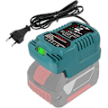 Miniatyrbillede 1 af 5: Lader til Bosch Professional 18 V batterisystem GBA 18 V med LED-display, hurtiglader kompatibel med Bosch 18 V batteri BAT6