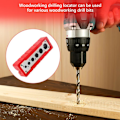 Miniatyrbild 6 av 6: Borrguide, 2/4/6/8/10/12mm Rak Borr Jigg, Bärbar Borrguide Lokaliserare för Exakta Raka Hål i DIY Träbearbetningsprojekt