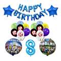 Miniatyrbillede 1 af 5: Fødselsdagsgaveposer til børn Roblox Tema Festartikler Papirtallerkener Krus Desserttallerkener Servietter Baby Shower Engangsservicesæt 80 stk.-XF1- 42pcs-8