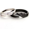 Pikkukuva 2 / 5: Hampaaton ja Valohirmu Säädettävä Seurustelusormus – Symbol of Bond and Adventure A pair