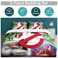 Miniatyrbilde 5 av 5: x326 Ghostbusters Dynetrekk Mikrofiber Sengesett 3D-Printet Lettvekt 3-Dels Dynesett, 1 Dynetrekk og 2 Putetrekk for Barn Gutt 135x200cm 53x78in