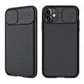 Miniatyrbild 1 av 5: NILLKIN CamShield Pro PC-panel + TPU-ram Combo Fallskyddande Skal med Kameraskydd för iPhone 11 6,1 tum Black