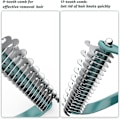 Miniatyrbillede 4 af 5: Grooming Tool Dobbeltsidet Undercoat Rake til Hunde, Kamme Børste