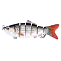Miniatyrbillede 1 af 3: 6 Segmenter Bait Crank Bait Hard Bait Bait1pcs