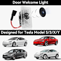 Pikkukuva 2 / 5: Ovi Logon Projektorivalo Tervetulovalot Askelvalo Tesla Model 3 Model Y Model S Model X Auton Ovivalo Tesla Valo Tesla Tarvikkeet, 4 Kpl/pakkaus