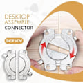Miniatyrbilde 4 av 5: Skrivebord Montering Kontakt Sink Legering Feste Kontakt Ekstrudering