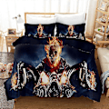 Miniatyrbild 3 av 5: v4747 Sängkläder Ghost Rider Sängset 3 delar Påslakan Örngott Storlekar 3A Sängkläder IU4747 135x200cm 53x78in