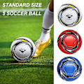 Miniatyrbillede 3 af 5: Standard størrelse 5 fodbold lækagesikker campus fodbold slidstærk White