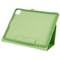 Miniatyrbillede 3 af 5: Til iPad Pro 11 (2024) Etui - Todelt Stativ, PU Læder Tablet Cover med Holder til Stylus Multicolor Green