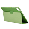 Miniatyrbillede 4 af 5: Til iPad Pro 11 (2024) Etui - Todelt Stativ, PU Læder Tablet Cover med Holder til Stylus Multicolor Green