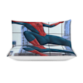 Miniatyrbild 3 av 4: v941 Spider-Man 3-delat Bäddset för Enkelsäng - Inkluderar 1 Enkelt Täcke och 2 Örngott - Färgbeständig Mikrofiber - Spider io941 135x200cm 53x78in