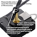 Miniatyrbillede 5 af 5: 28mm Langskaftet Kvartsurværk Mekanisme Ur Reparationssæt Ur Mekanisme Udskiftning Diy Mo