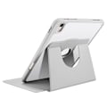 Miniatyrbillede 3 af 5: iPad Air 11 (2024) Etui i PU Læder + Akryl Tablet Cover med Automatisk Søvn/Vækning, Drejelig Stativ - Multicolor Grey