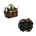 Miniatyrbillede 3 af 5: Havearbejde Tote Taske, Deluxe Havearbejde Værktøj Opbevaringspose Og Hjemmearrangør Med Lommer, Slidstærk & Genanvendelig(c-1) coffee
