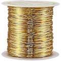 Pikkukuva 1 / 3: 8m kullattu kuparilankavahto - 0,8mm metallilanka korujen valmistukseen ja DIY-askarteluun