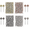 Miniatyrbillede 1 af 5: 1000 Stykke Push Pins Hovedkort Push Pins Kort Push Pin Hoved Pin Tacks Push Pins Til Korktavle, Stof Markering, 1/8\" Rund Metal Hoved-hao