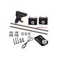 Miniatyrbild 2 av 5: 1 set 3d-skrivartillbehör Dual Z-axis uppgraderingssats 3d-skrivardelar för -3v2 Pro-skrivare black  silver