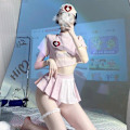 Miniatyrbilde 4 av 5: Sensuell Lingerisett - Sykepleieruniform - Forførende Passion - Små Bryster - Sex Jk - Flirt-Pyjamas - Kokett - Av-Skuespillerinne - Fristelse One Size Pink