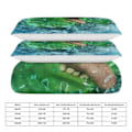 Pikkukuva 2 / 5: x332 Haamujengi Peitto Mikrokuitu Vuodevaatesetti 3D-painettu Kevyt 3-osainen Peittosetti, 1 Peitto ja 2 Tyynyliinaa Lapsille Pojille 135x200cm 53x78in