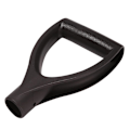 Miniatyrbilde 4 av 5: 4 stk D-grep håndtakspade for gravingsskuff ryggbeskytter erstatning raking hagearbeid verktøy snø