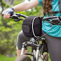 Miniatyrbillede 2 af 6: Cykel Styrtaske Cykling Forreste Rammerør Holder Pung Montering Vandtæt Multifunktionel Stor Kapacitet Hurtig Udløsning