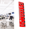 Miniatyrbild 4 av 5: 8-kanals detekteringskort Ir infraröd spårningssensormodul för Arduino