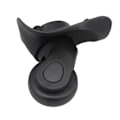 Miniatyrbillede 2 af 3: 1 par sorte kufferthjul 360 graders drejehjul 91x107x49mm - Bqlzr