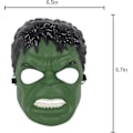 Miniatyrbillede 2 af 5: Hulk Maske til børn - Superheltekostumer til børnefødselsdage, Hulk legetøj gaver til Halloween Cosplay Maskerade fester (Hulk Maske)