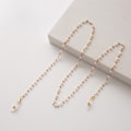 Pikkukuva 1 / 10: Tyylisävyiset helmikorut silmälasiketjuun Senil-ketju Pearl+Copper