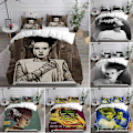 Miniatyrbild 2 av 5: v4864 Sängkläder Bride of Frankenstein Påslakanset Sängkläder Örngott Sängkläder IU4864 135x200cm 53x78in