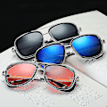 Miniatyrbilde 3 av 5: Iron Man 3 Matsuda Tony Stark Solbriller Menn Rossi Belegg Retro Vintage Designer Solbriller Oculos Masculino Gafas Del Uv400(9-xy62-c7)