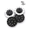 Miniatyrbilde 1 av 5: 4 stk. Metallbremseskive Hjul Felg Boks Metall Hex Adapter 12mm for 1/10 Sakura D4 On-Road Racing RC Bil black